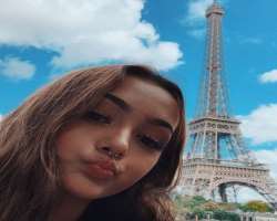 Hailey loves traveling and visited Paris in July 2019.